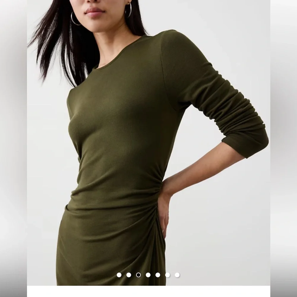 NWT Soft Luxe Midi Dress by Banana Republic - Picture 4 of 8